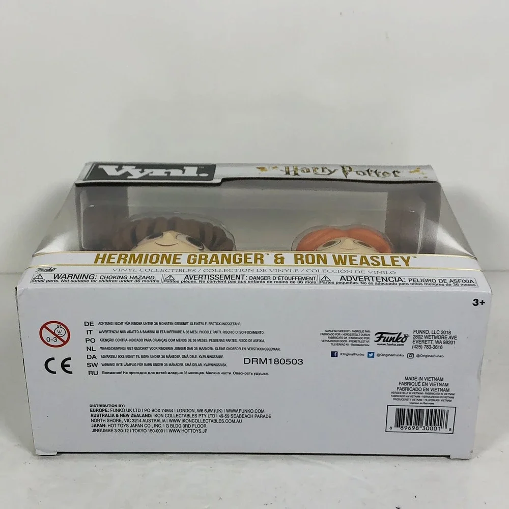 Funko Harry Potter Ron and Hermione‎ VYNL Figure 2-Pack Chiristmas Collect Rare